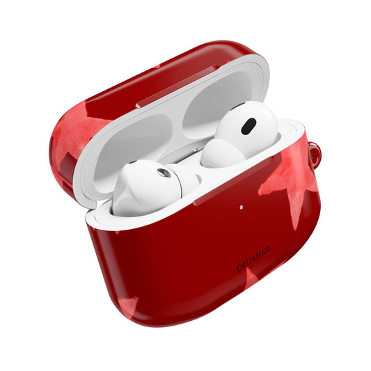 Maroon Stars AirPod Case