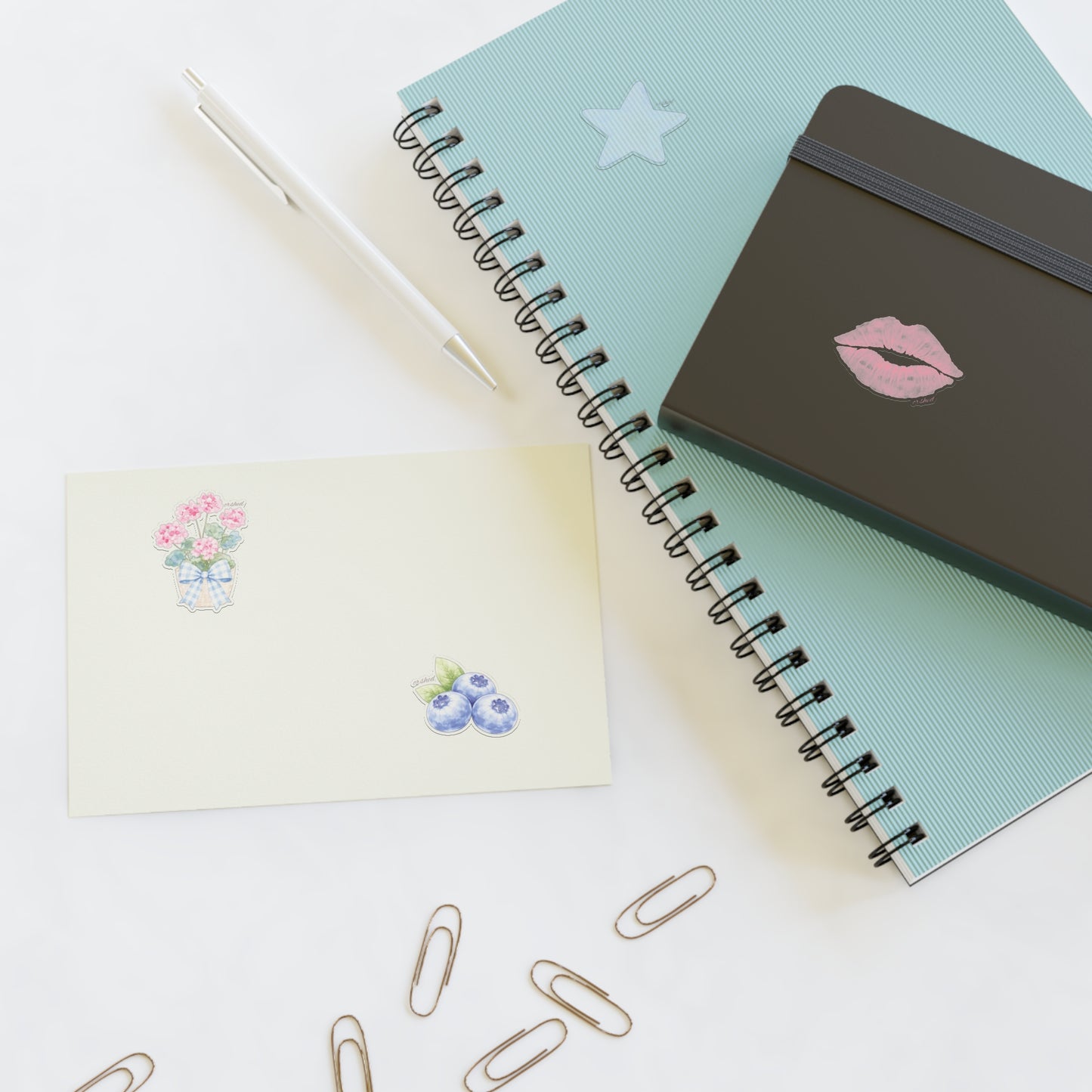Blue Pastel Sticker Sheet