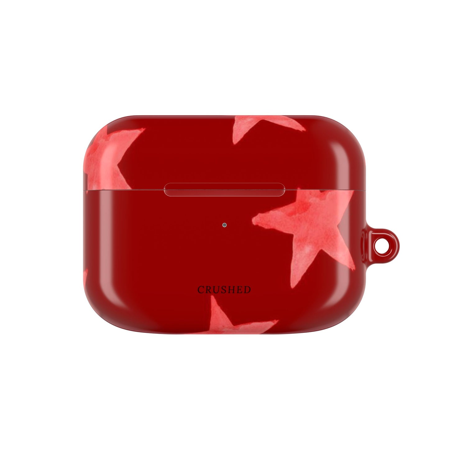 Maroon Stars AirPod Case
