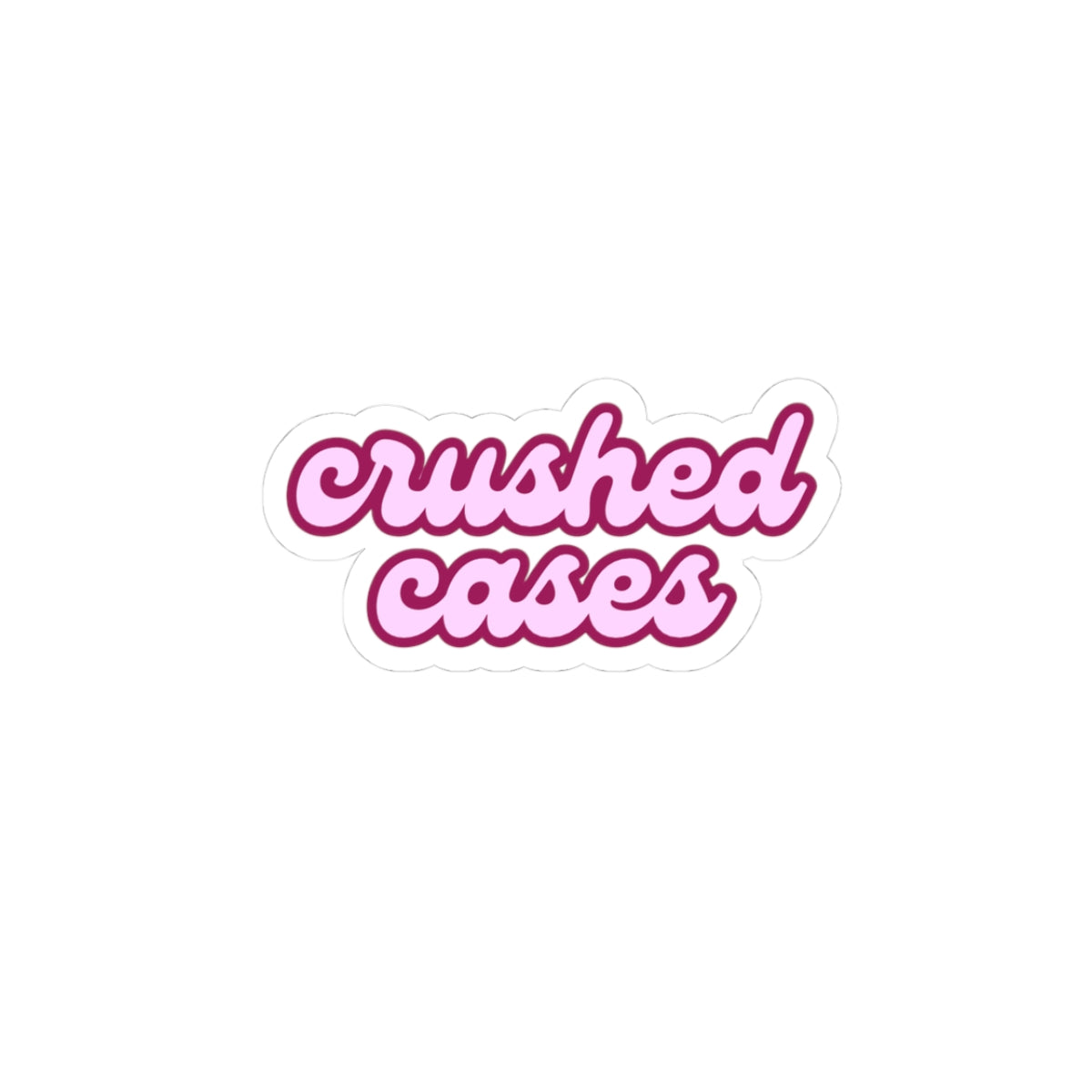 Crushed Cases Sticker