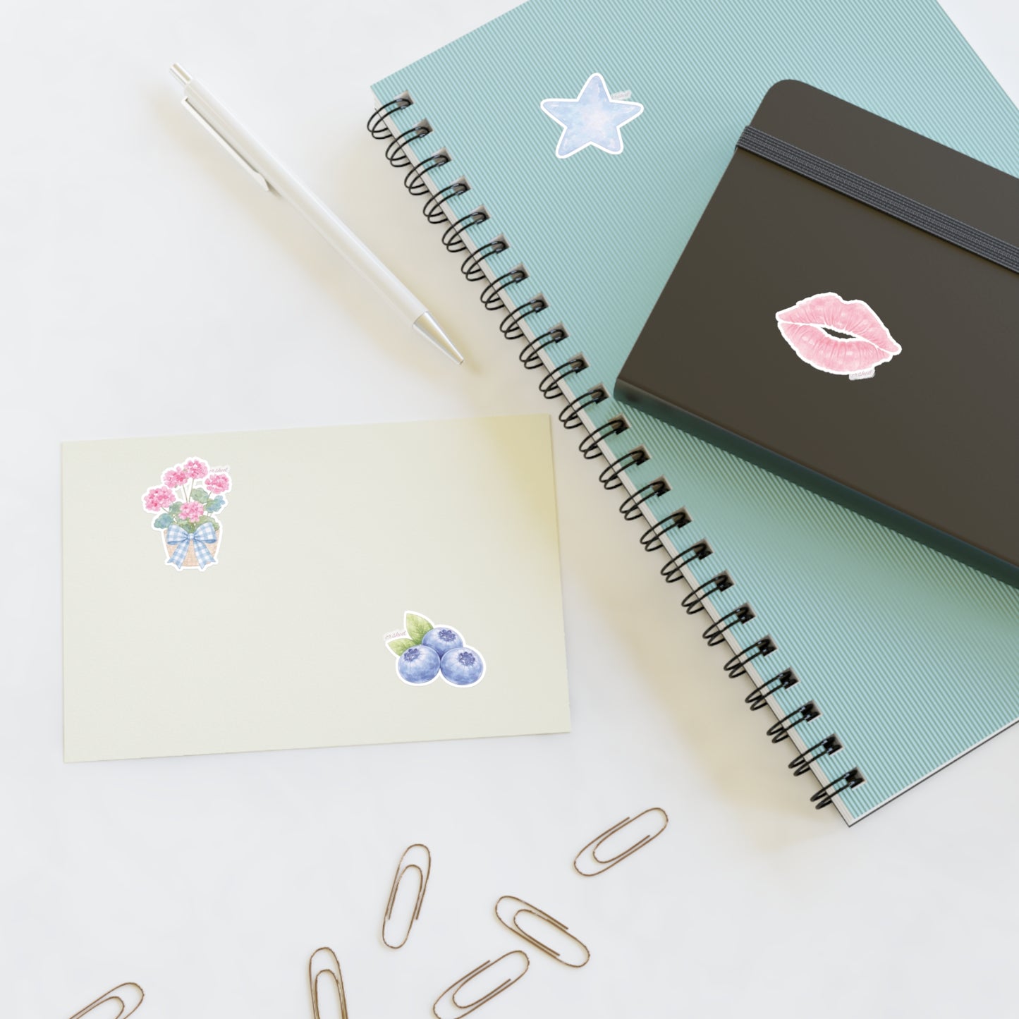 Blue Pastel Sticker Sheet